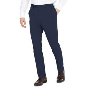 DKNY Men Modern Fit Stretch Suit Separate Pants Navy Size 38X29